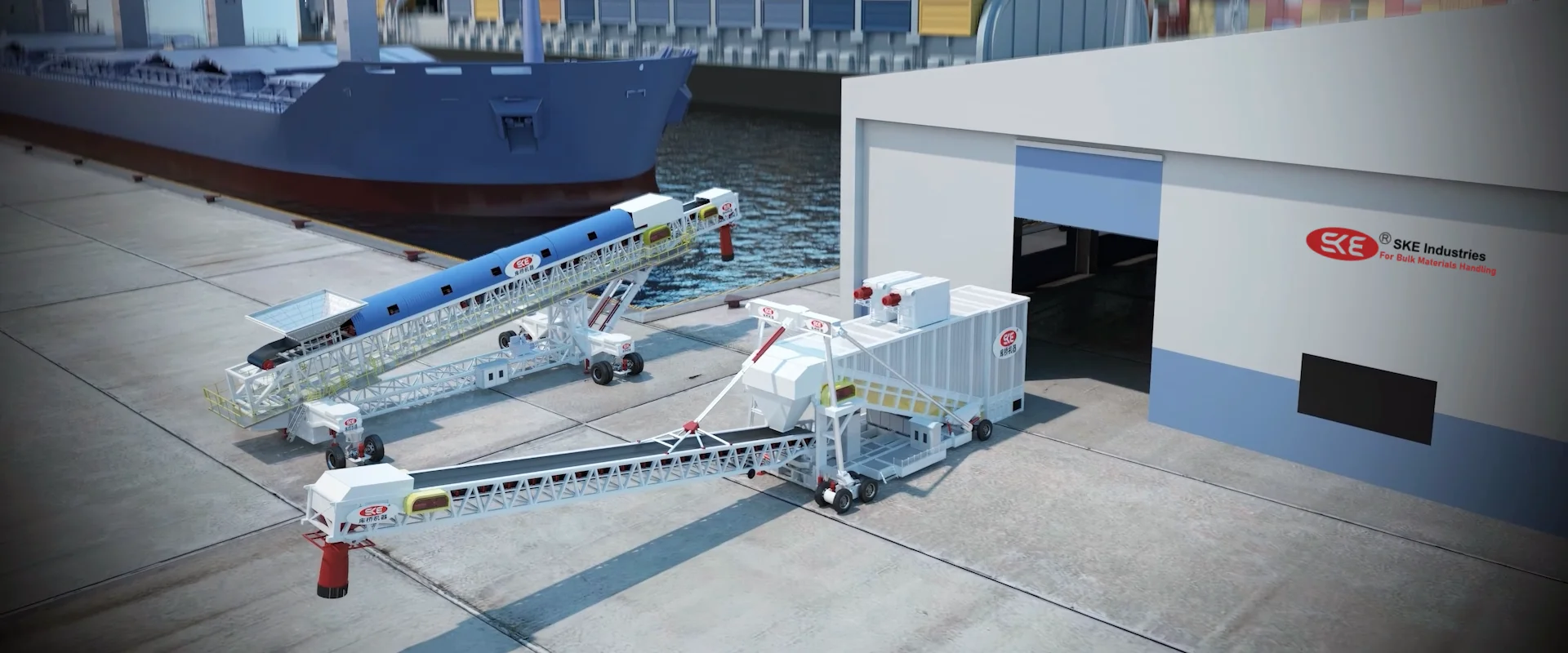 mobile ship loaders