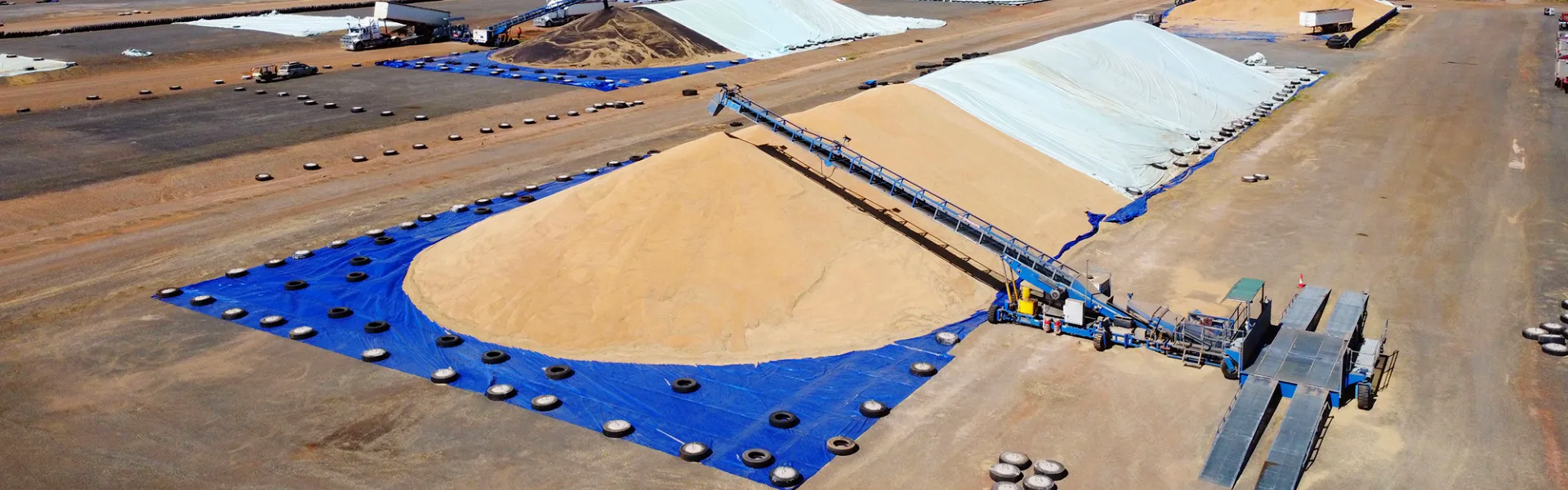 Grain Bunker Stacker