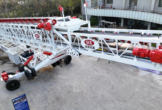 KYD Portable Radial Telescopic Conveyor