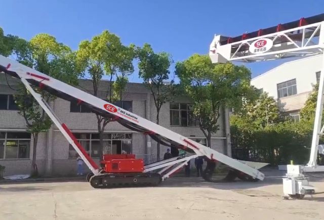 KTB Tracked Stacking Conveyor