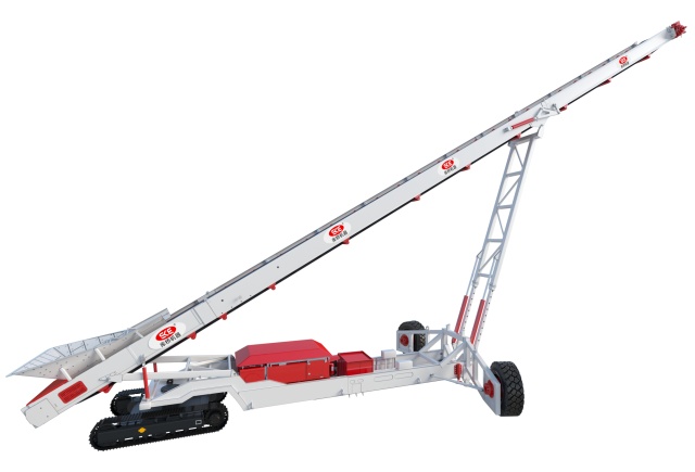 KTB R Series Tracked Radial Stacker